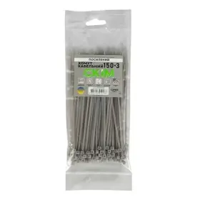 Хомут кабельний CКІМ 150х3 посилений сірий ( С0301016 )