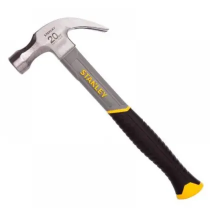 Молоток Stanley STHT0-51310 Fiberglass 570г с загнутым гвоздодером Молоток Stanley STHT0-51310 Fiberglass 570г с загнутым гвоздодером