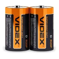 Солевая батарейка Videx R2OP D (R2OP/D 2pcs S) 2 шт