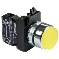 Натискна кнопка EMAS CM100HS (1НО), що виступає, жовта