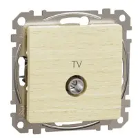 Кінцева TV-розетка 4 дБ Schneider Electric Sedna Design & Elements береза SDD180471