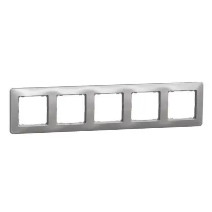 Рамка 5-местная Schneider Electric Sedna Design алюминий SDD313805