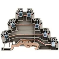 Трирівнева клема Schrack IK680003 3P+P тип PUK3T 2,5мм²