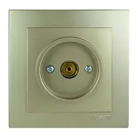 Розетка Nilson Touran золото TV (24151029)