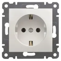 Розетка WL1050 Lumina-2, белая, Hager