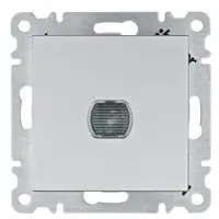 Натискний світлорегулятор Hager WL4032 Lumina 60-300Вт (сріблястий)