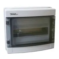 Вологозахищений модульний щит TOSUNlux 18м накладний ІР65 пластиковий UV ABS (6940151042341)