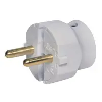 Вилка угловая ETI PPW-90 2Р поликарбонат IP20 белая (4481004)