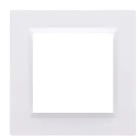 Рамка одинарна горизонтальна Simon 10 біла