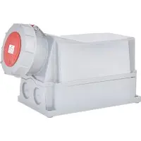 Настенный силовой разъем ETI 004482049 EZH-12553 IP67 (125A 400V 3p+РЕ+N)