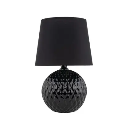 Настольная лампа TK Lighting 16047 Santana E27 1x15W IP20 черная Настольная лампа TK Lighting 16047 Santana E27 1x15W IP20 черная