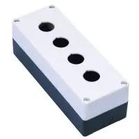 Корпус кнопкового поста CNC LAY5-4 4 місця IP10 білий (Б00030663) Корпус кнопкового поста CNC LAY5-4 4 місця IP10 білий (Б00030663)
