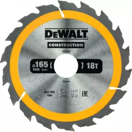 Пильный диск DeWALT DT1936 18 ATB быстрый рез Пильный диск DeWALT DT1936 18 ATB быстрый рез