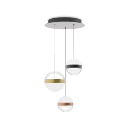 Подвесной светильник, люстра Ideal Lux 342993 Galaxy SP3 Led 3x29W 3000K 2900Lm IP20 Черный Подвесной светильник, люстра Ideal Lux 342993 Galaxy SP3 Led 3x29W 3000K 2900Lm IP20 Черный