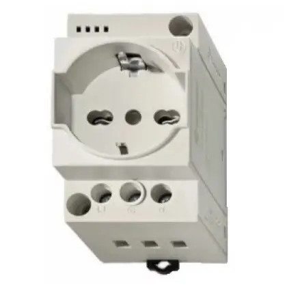 Розетка на DIN-рейку Finder 16А 230В AC Schuko (7U0082300000) Розетка на DIN-рейку Finder 16А 230В AC Schuko (7U0082300000)