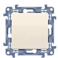 Одинарний натискний вимикач Kontakt Simon Simon 10 CP1.01/41 (кремовий)