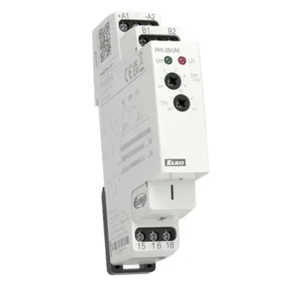 Реле контроля тока Elko-Ep PRI-35 0,5-5A AC/DC 24-240В