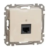 Компьютерная розетка Schneider Electric Sedna Design & Elements RJ45 кат. 5е UTP бежевая SDD112451 Компьютерная розетка Schneider Electric Sedna Design & Elements RJ45 кат. 5е UTP бежевая SDD112451