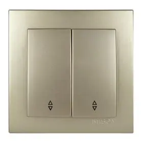 Вимикач Nilson Touran золото 2кл прохідний ( 24151009 )