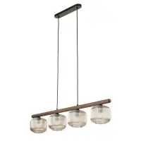 Підвісний світильник, люстра TK Lighting 11070 Salvia E14 4x10W IP20 коричневий Підвісний світильник, люстра TK Lighting 11070 Salvia E14 4x10W IP20 коричневий