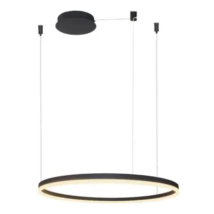 Подвесной светильник, люстра Azzardo AZ4960 Halo LED 1x53W 3000K 3103Lm IP20 черный