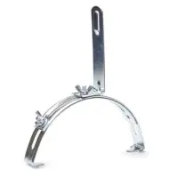 Коньковий напівкруглий тримач прута блискавкозахисту DKC ND2205ZC з оцинкованої сталі