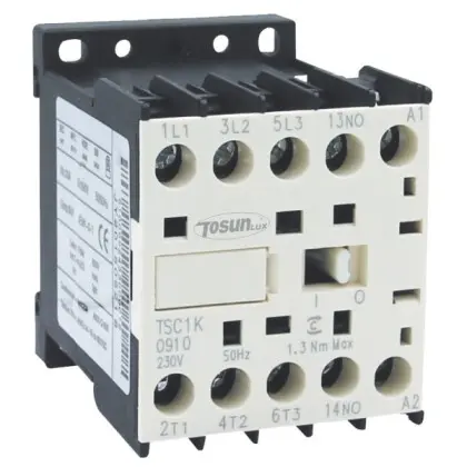 Электромагнитный контактор TOSUNlux TSC1-K 12А 230В АС3 3Р+1NО (6940151027195)