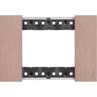 Рамка на 3 модулі Bticino Living Now KA4803ZM (італійський стандарт) мідь