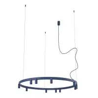 Люстра Nowodvorski 12286 Fourty Round GU10 R35+LED 11+6x10W+9W 3000K 710Lm IP20 синя
