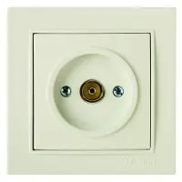 Розетка Nilson Thor кремовая TV проходная ( 27121028 )