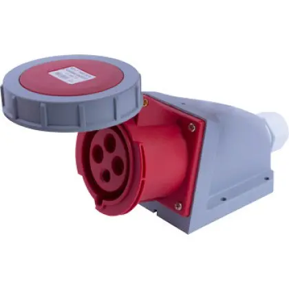 Стационарная силовая розетка E.Next e.socket.124.32.67 4п 32А 400В IP67 (i082011)