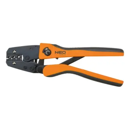 Кримпер Neo Tools 01-502 для обжима неизолированных наконечников 22-12 AWG Кримпер Neo Tools 01-502 для обжима неизолированных наконечников 22-12 AWG