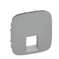 Панель розетки RJ11/RJ45 Legrand Valena Allure алюміній