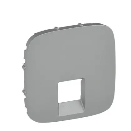 Панель розетки RJ11/RJ45 Legrand Valena Allure алюміній