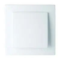 Вимикач Nilson Touran білий 1кл ( 24111001 )