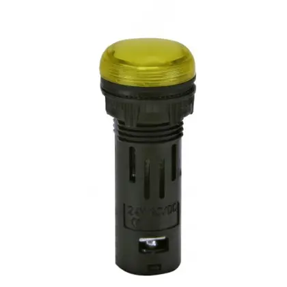 Сигнальная лампа LED ETI ECLI-16-024C-Y 24В AC/DC Ø16мм желтая матовая (4771602) Сигнальная лампа LED ETI ECLI-16-024C-Y 24В AC/DC Ø16мм желтая матовая (4771602)