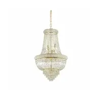Люстра подвесная Ideal Lux Dubai sp10 ottone 207216