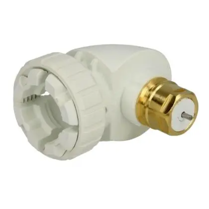 Угловой адаптер Danfoss 013G1350 для термостатических элементов RA (Click) Угловой адаптер Danfoss 013G1350 для термостатических элементов RA (Click)