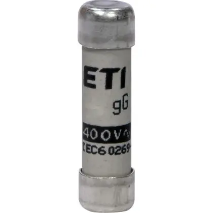 Предохранитель ETI CH8x32 gG 2A 400В (2651002) Предохранитель ETI CH8x32 gG 2A 400В (2651002)