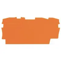 Кінцева пластина Wago 2002-1392 до триконтактної клеми (помаранчева) Кінцева пластина Wago 2002-1392 до триконтактної клеми (помаранчева)