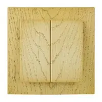 Вимикач Nilson Touran клен 2кл ( 24281003 )