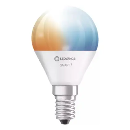 Диммована лампа Ledvance Smart WiFi P40 5W/827 230V TW FR E14 4х1 LEDV (4058075485617)