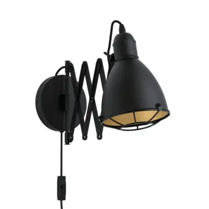 Бра, настенный светильник Eglo 43184 Treburley E27 1x28W IP20 черный Бра, настенный светильник Eglo 43184 Treburley E27 1x28W IP20 черный