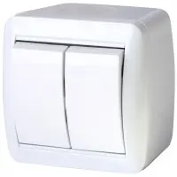 Двохклавішний вимикач E.Next e.aqua.1112.gr IP44 (s035052)