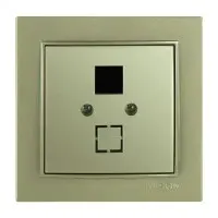 Розетка Nilson Thor золото компьютерная без модуля ( 27151042 )