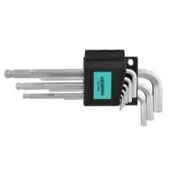 Набор шестигранных Г-подобных ключей Whirlpower 158-5809 (23485) 1,5-10мм (9шт)