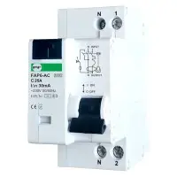 Диференційний автомат Promfactor FAP6-AC C 25А/0,03A 2P (1P+N) 6кА (FAP06C25030AC) Диференційний автомат Promfactor FAP6-AC C 25А/0,03A 2P (1P+N) 6кА (FAP06C25030AC)