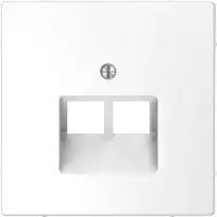 Центральна накладка Schneider Electric D-Life MTN4522-6035 2хRJ45 білий лотос Центральна накладка Schneider Electric D-Life MTN4522-6035 2хRJ45 білий лотос
