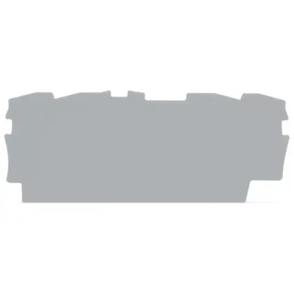 Торцевая/промежуточная пластина Wago 2002-1491 толщиной 0,8мм (серая) Торцевая/промежуточная пластина Wago 2002-1491 толщиной 0,8мм (серая)