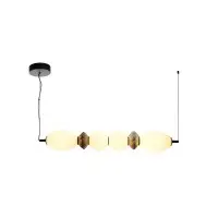 Підвісний світильник, люстра Italux PND-94921-4A-BK Balos LED 1x23W 3000K 2840Lm IP20 чорний